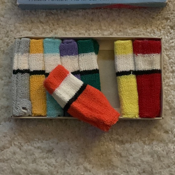 VINTAGE in original box KNIT COASTERS - Picture 3 of 4